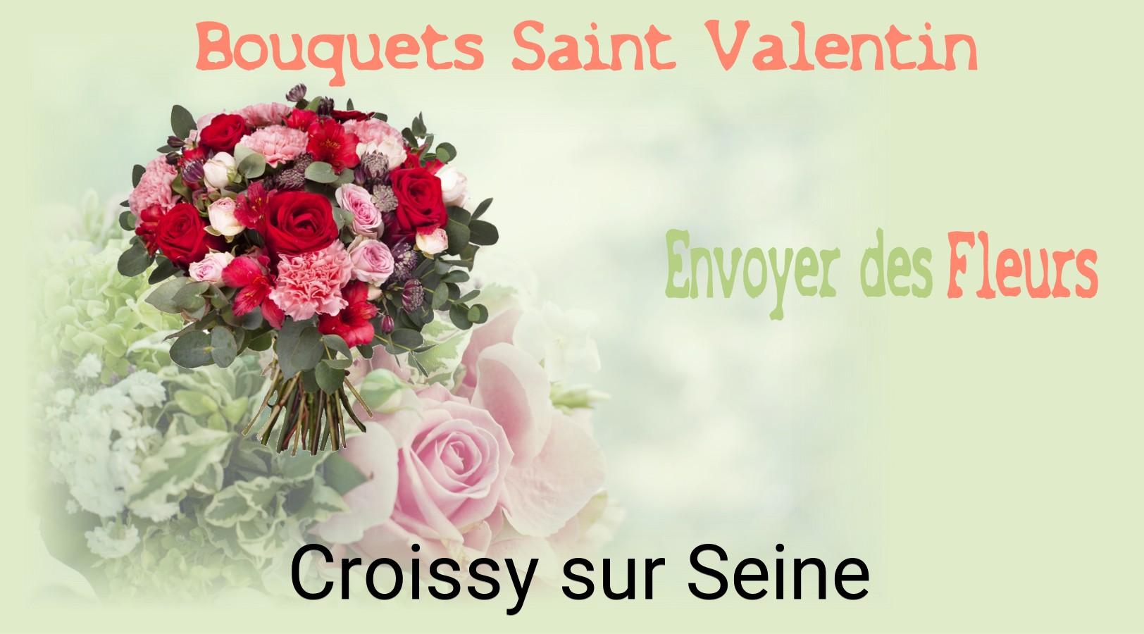 Roses de Saint-Valentin livrées à Croissy-sur-Seine